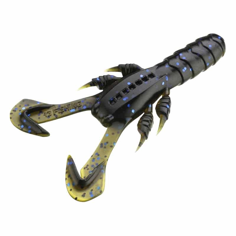 13 Fishing Ninja Craw Creature Bait 7cm 10g - Black & Tan - 6pcs