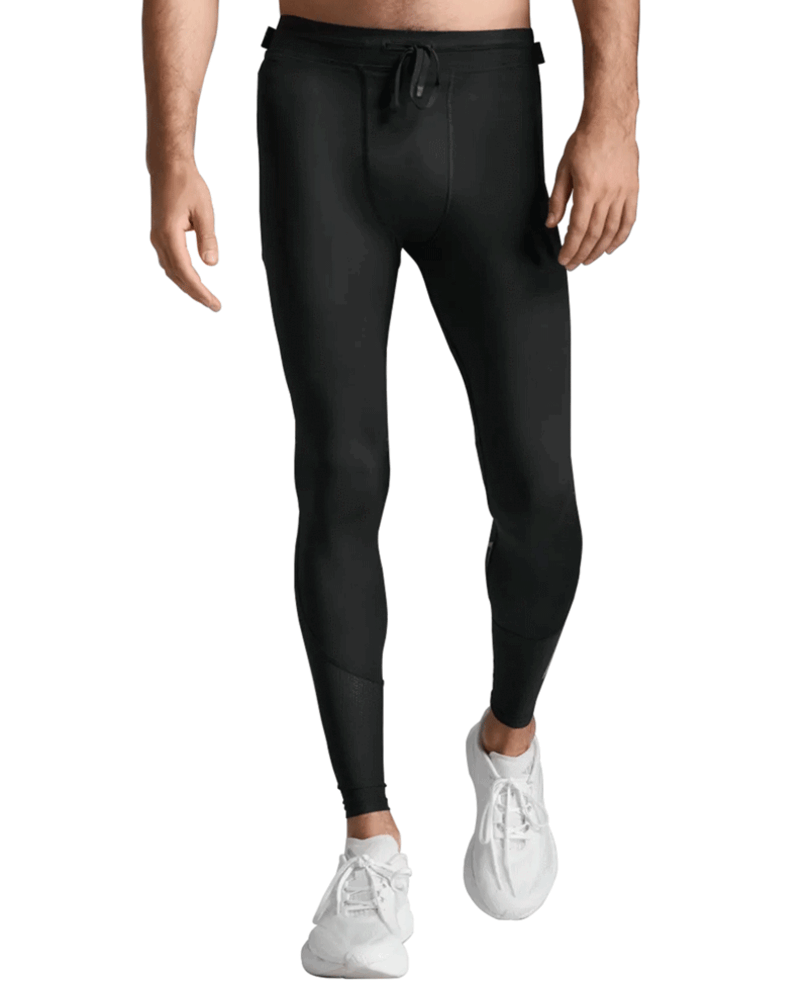 Aero Mesh Compression Tights M´S Black / Silver Reflective