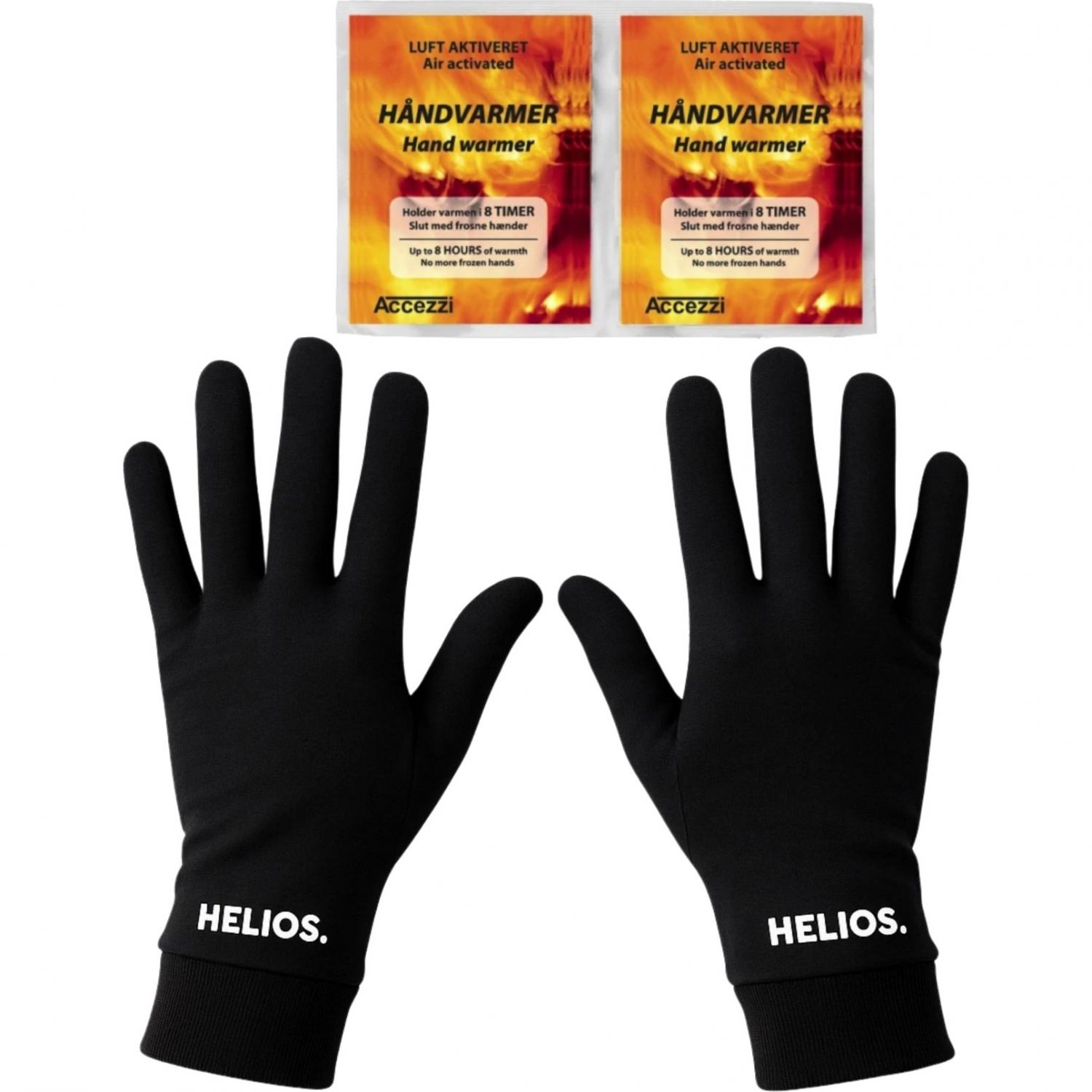 Accezzi Hand Warmer/Helios Merino Glove Set