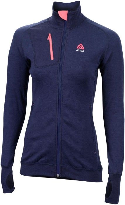 DoubleWool Jacket Woman Peacoat Tornado/Calypso Coral