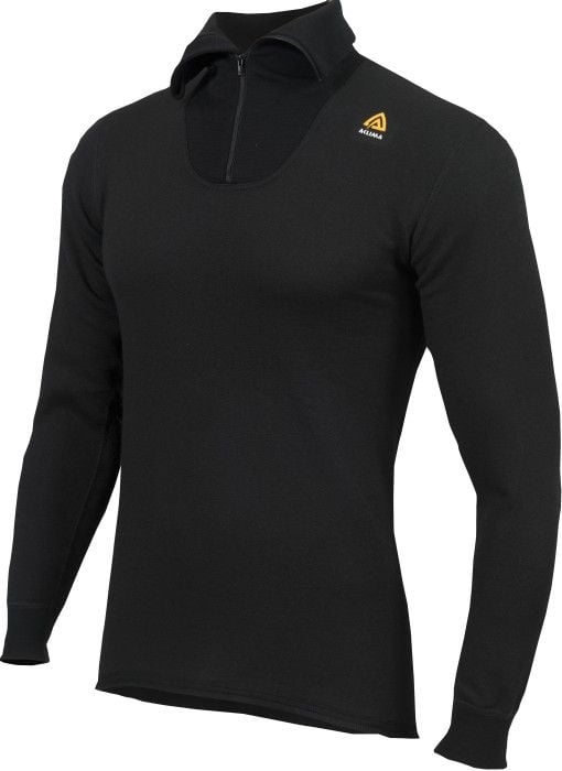 Hotwool 230 Polo Zip Unisex Jet Black