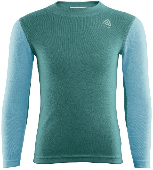 Kids WarmWool Crewneck North Atlantic / Reef Waters