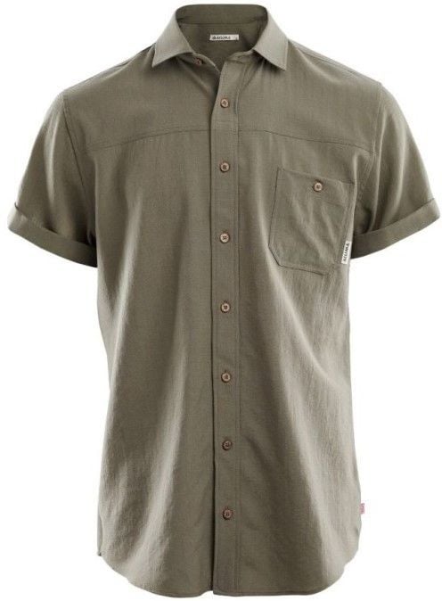 LeisureWool Short Sleeve Shirt Man Ranger Green