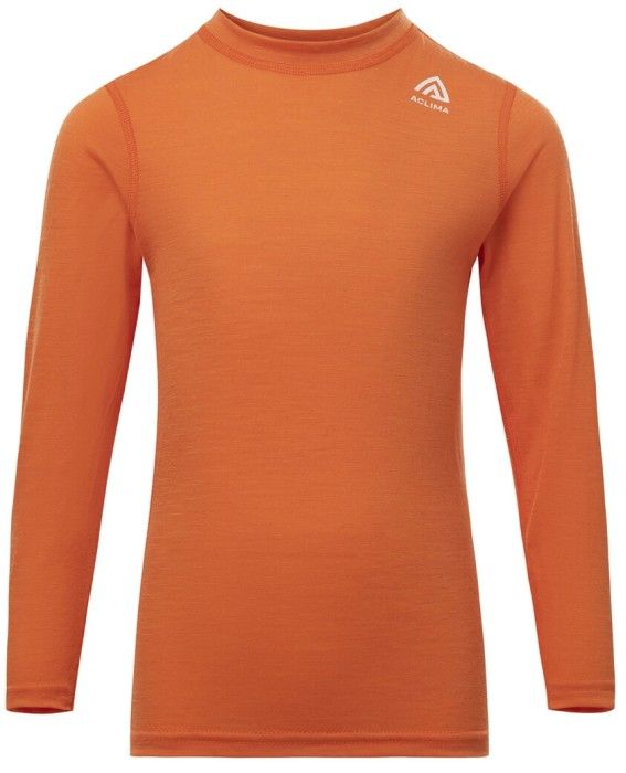 LightWool 140 Crewneck Children Orange Tiger