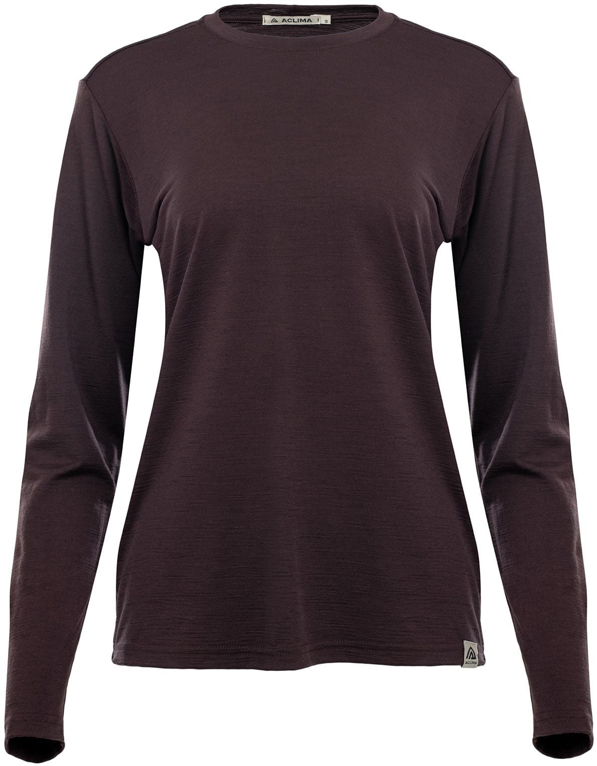 LightWool 180 Crewneck W's Chocolate Plum