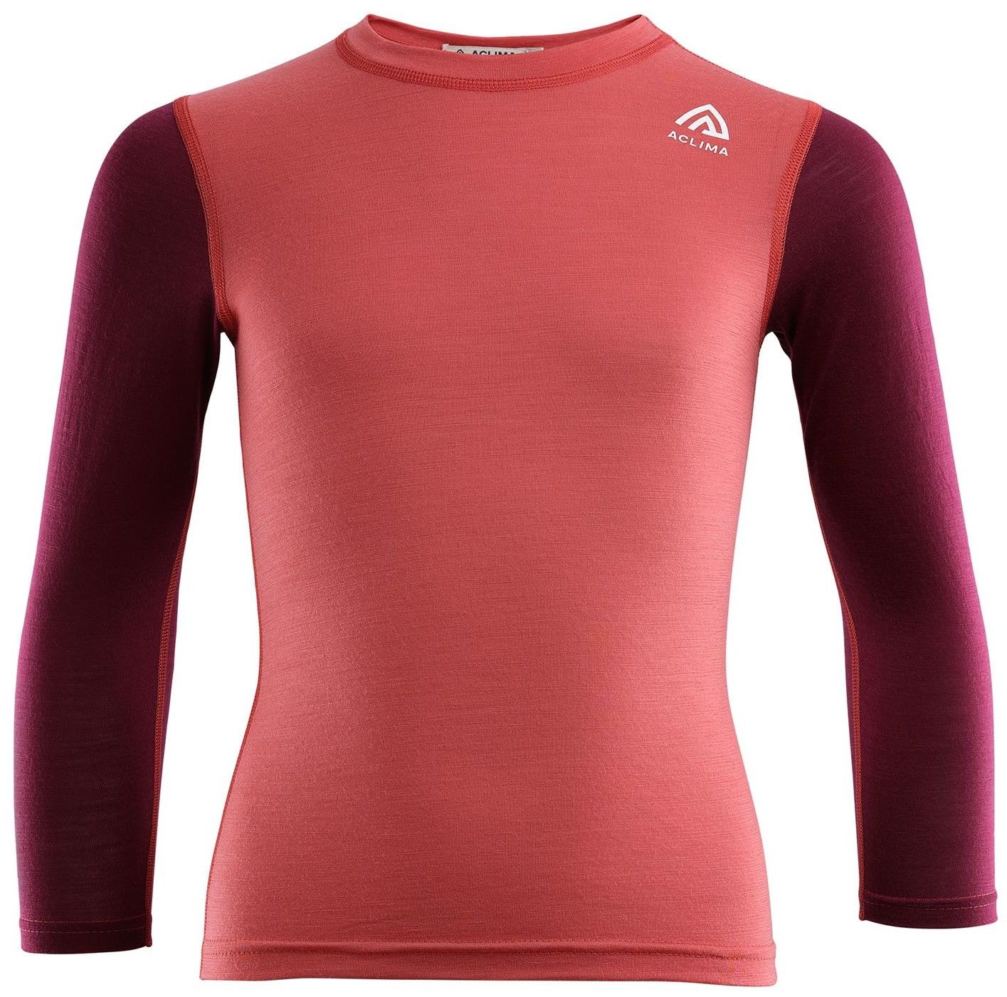 LightWool Crewneck Children Baked Apple/Zinfandel