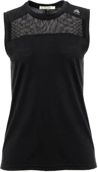 LightWool Sports Singlet W's Jet Black