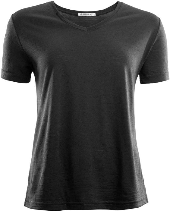 LightWool T-shirt Loose Fit Woman Jet Black