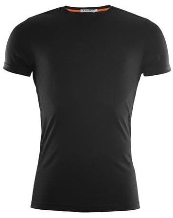 LightWool T-Shirt V-Neck Man Jet Black