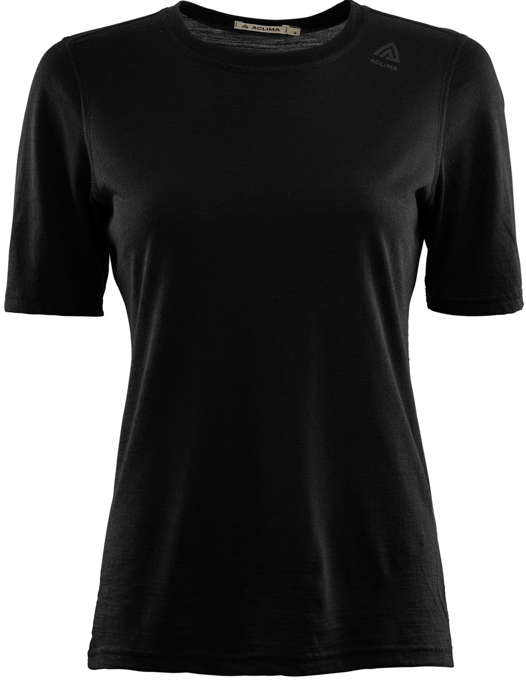 Lightwool Undershirt Tee Woman Jet Black