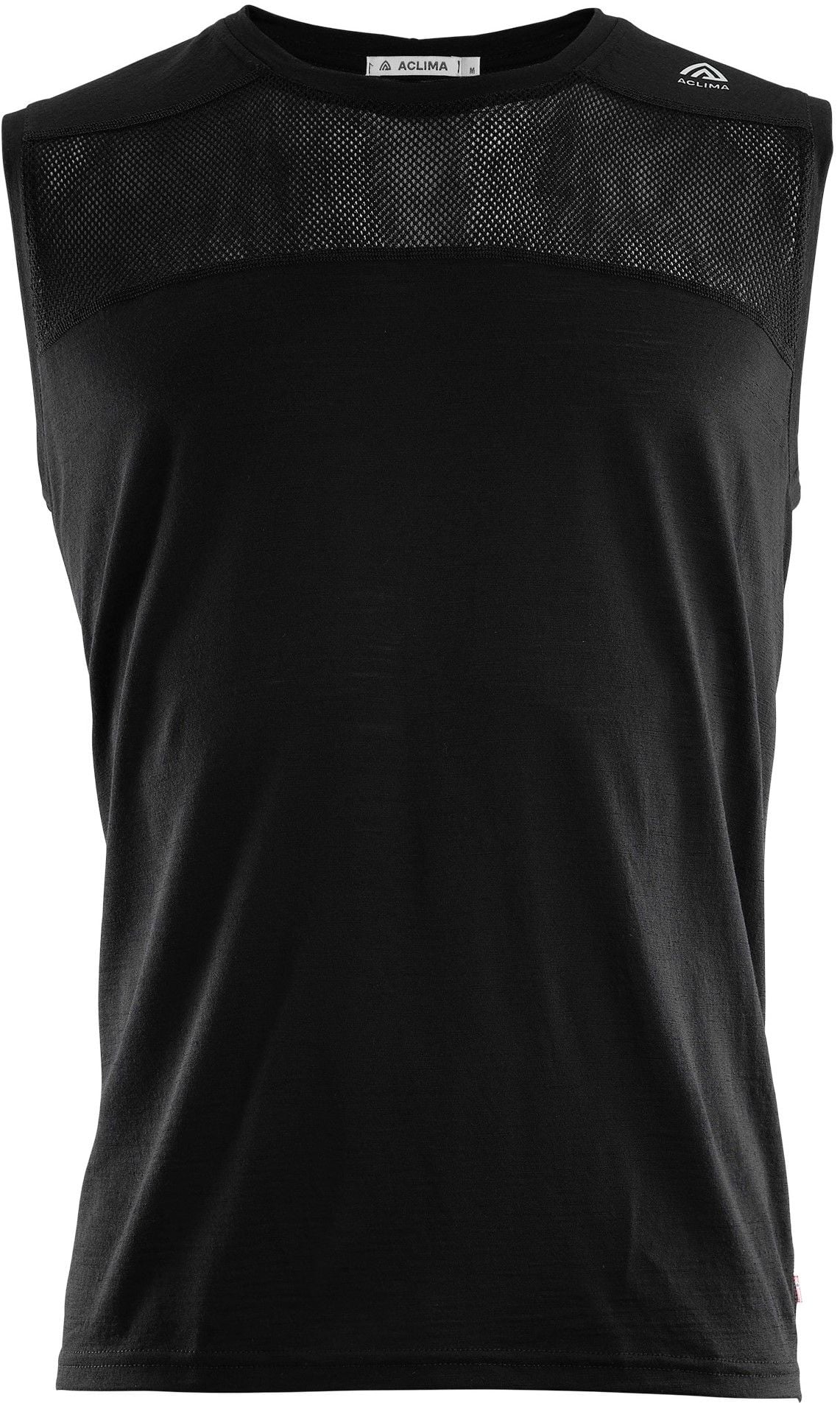M's Lightwool Sports Singlet Jet Black