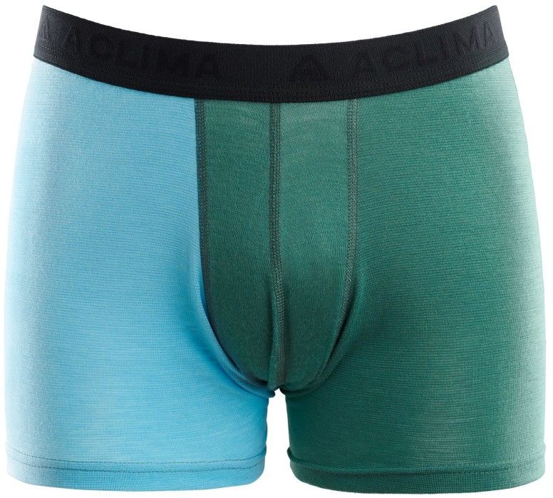 M's WarmWool Boxer Shorts North Atlantic / Reef Waters