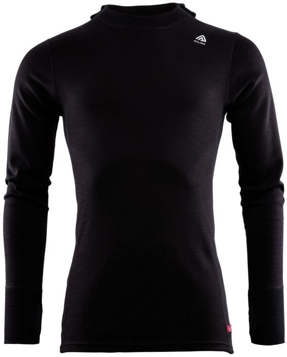 M's WarmWool Hood Sweater Jet Black