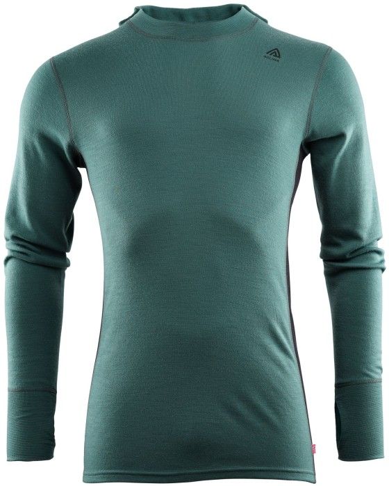 M's WarmWool Hood Sweater North Atlantic / Jet Black