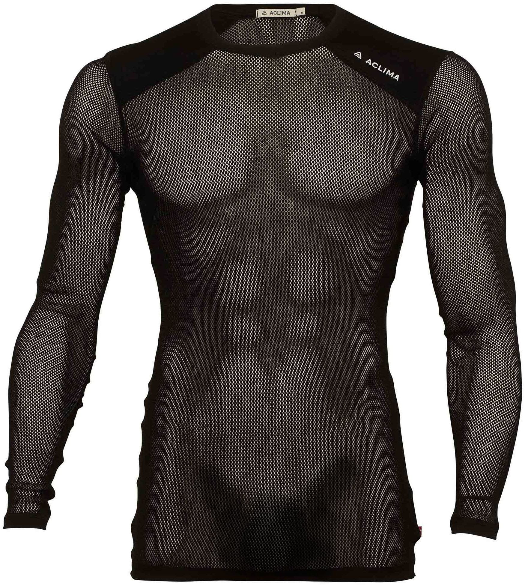 M's WoolNet Light Crewnet Jet Black