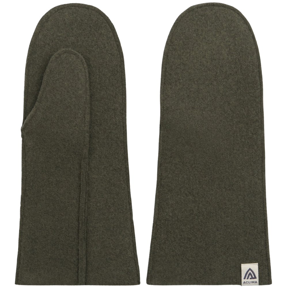 Reborn Felted Mittens Forest Melange
