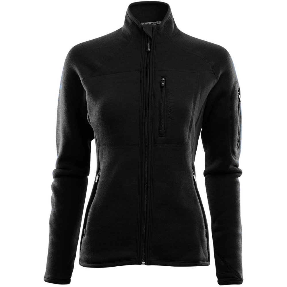 W's Fleecewool V2 Jacket Jet Black