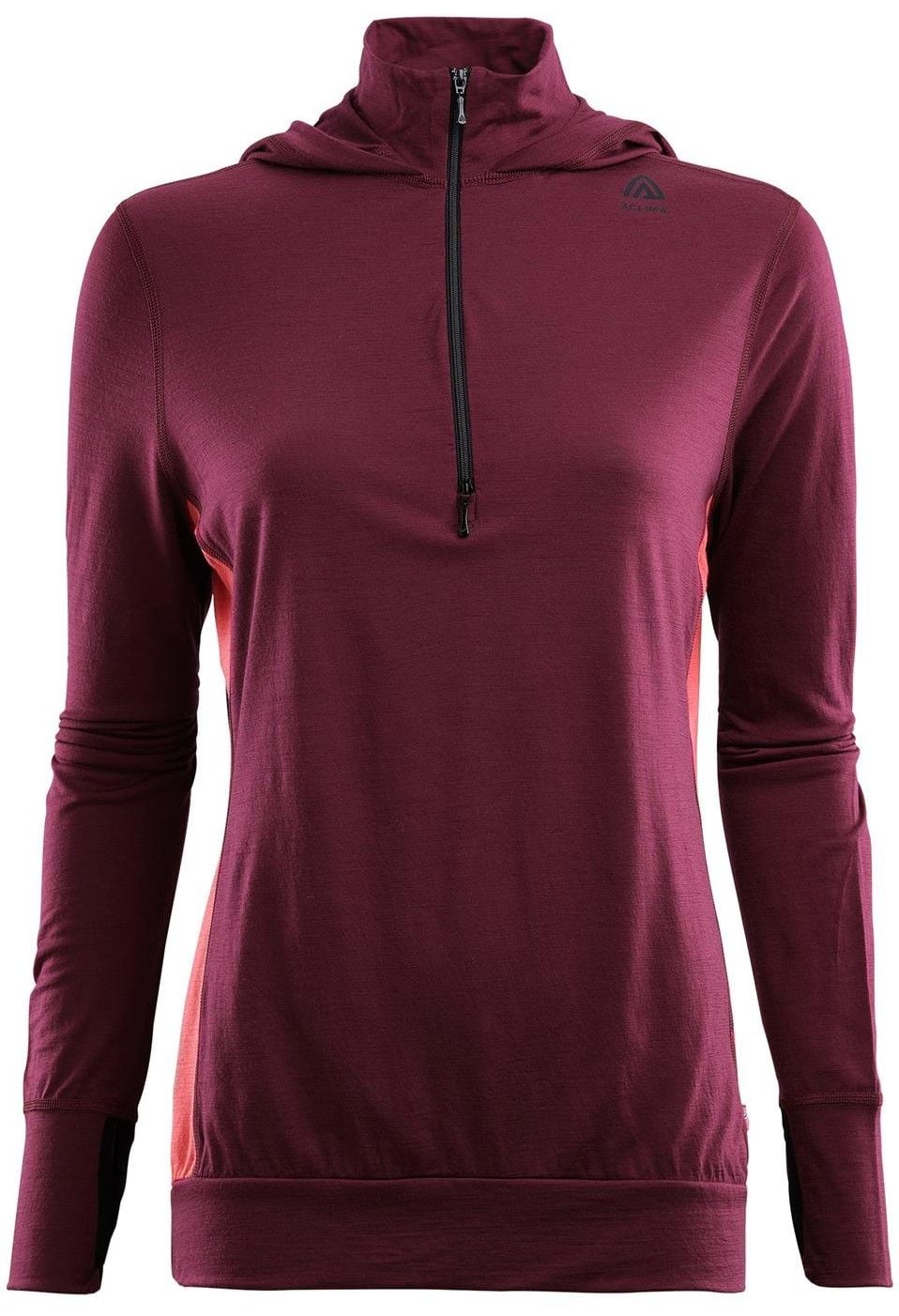 W's LightWool Hoodie Zinfandel/Baked Apple