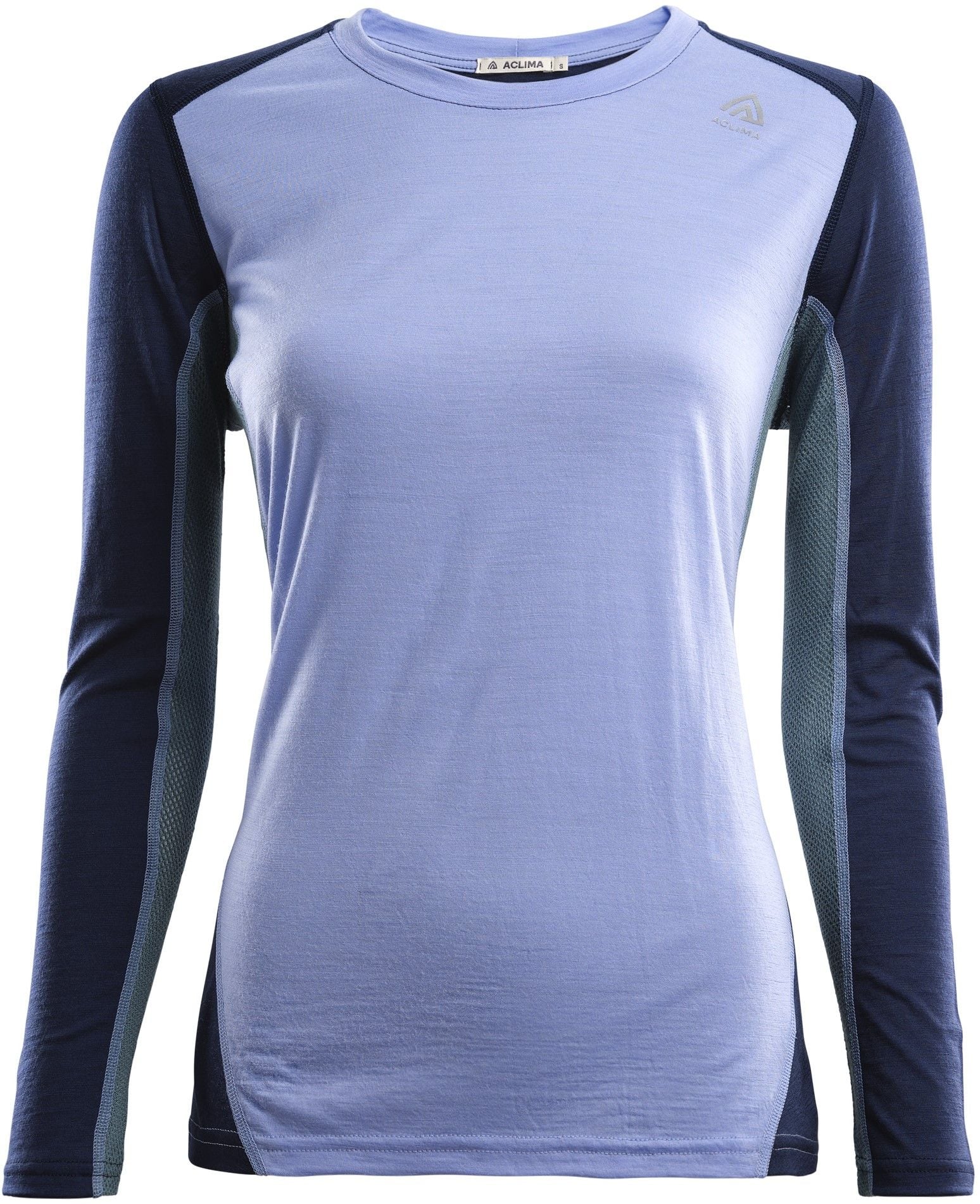 W's LightWool Sportshirt Purple Impression / Navyblazer / North Atlantic