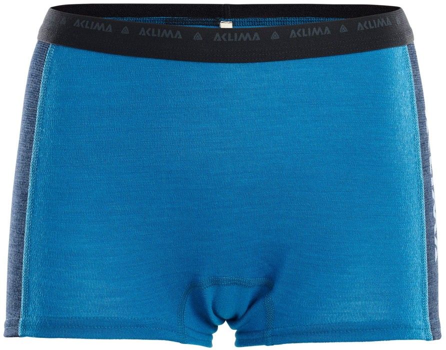 W's WarmWool Boxer Shorts Blue Sapphire / Navy Blazer