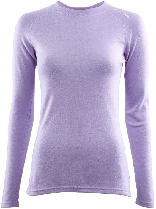 W's WarmWool Crew Neck Purple Rose