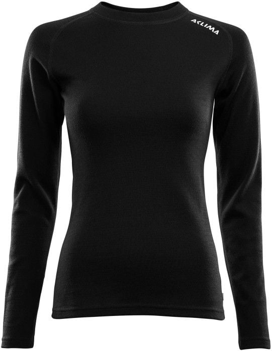 W's WarmWool Crewneck Jet Black