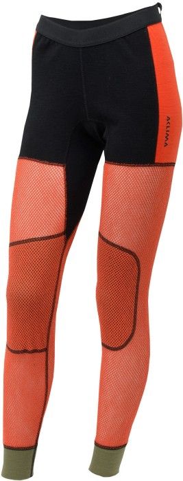 W's WoolNet Hybrid Longs Jet Black/Poinciana/Capulet Olive