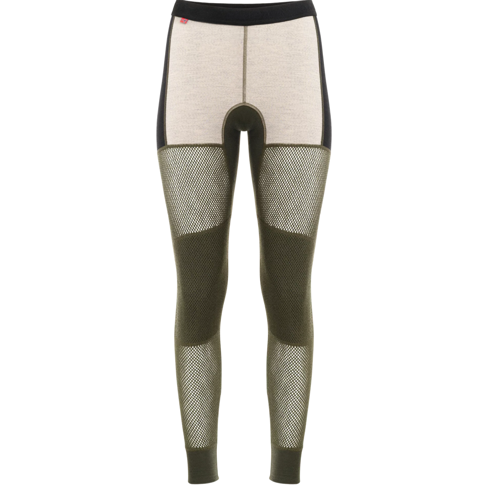 W's Woolnet Hybrid Longs Tarmac/Beige Melange/Jet Black