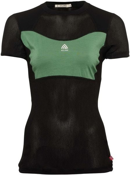 W's WoolNet Light T-shirt Jet Black/Dark Ivy