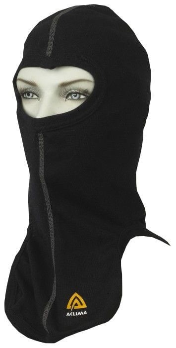WarmWool Balaclava Jet Black