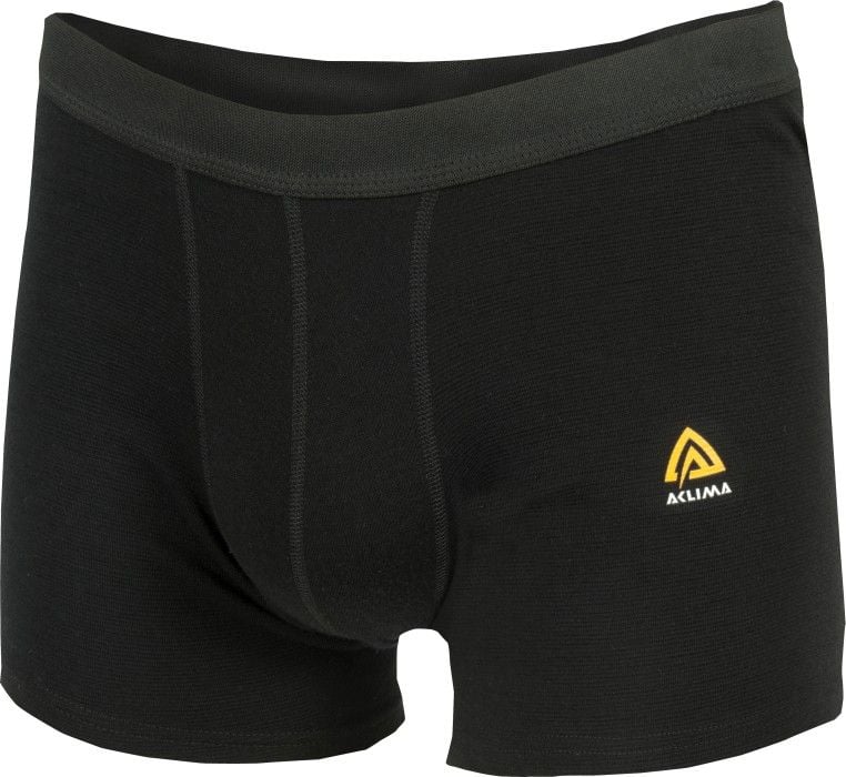 WarmWool Boxer Shorts Man Jet Black