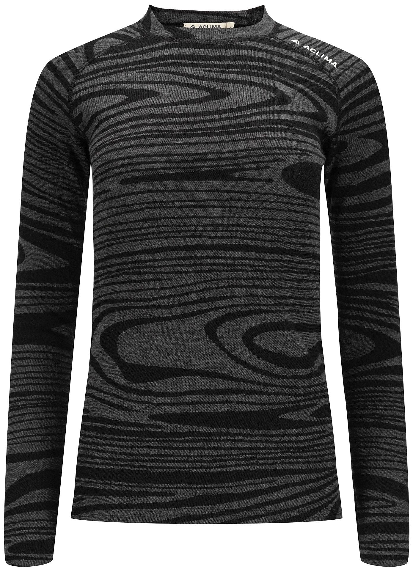 WarmWool Crewneck W's Black Motion