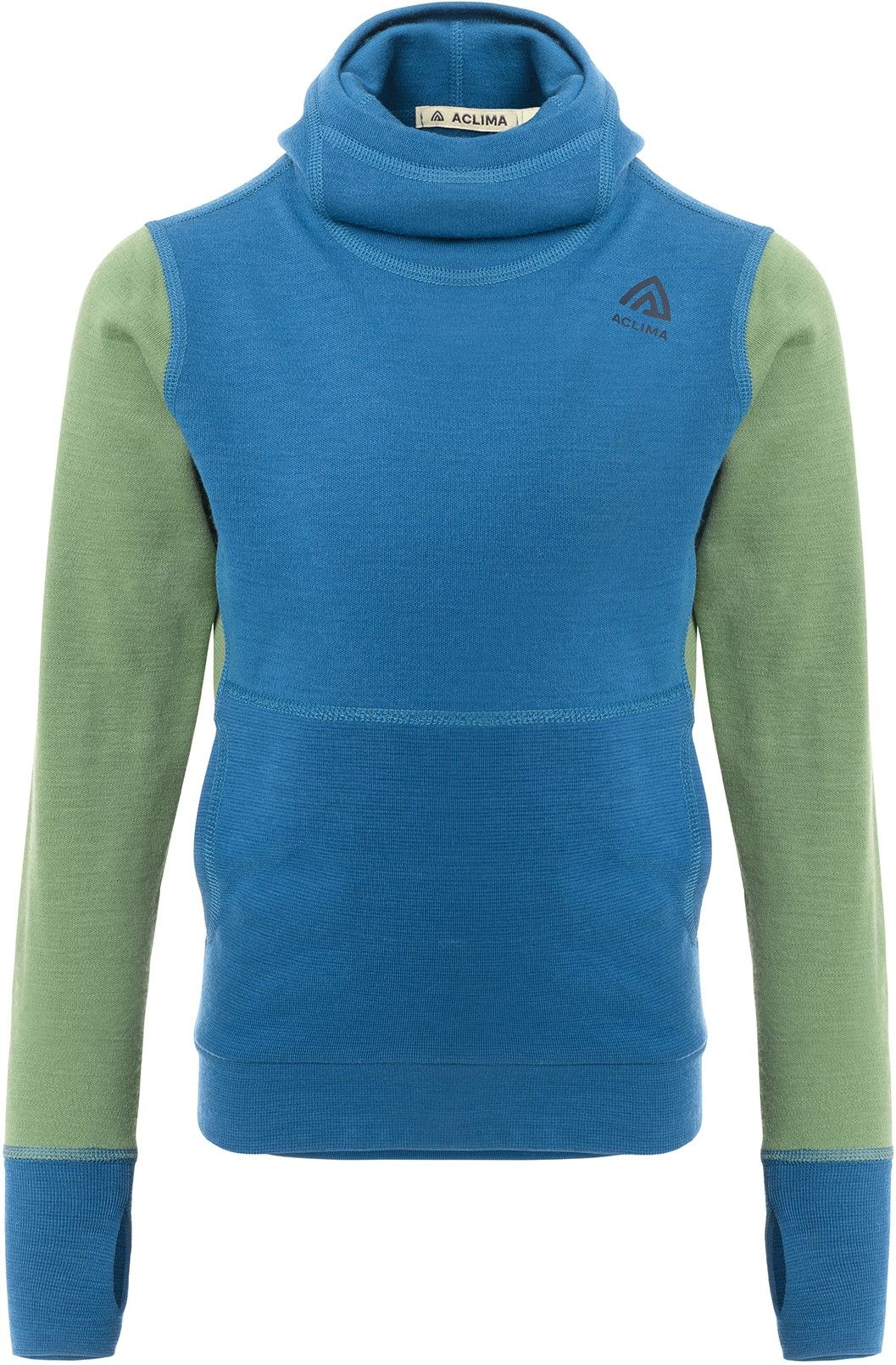 WarmWool Hoodsweater Kids Corsair/Dill