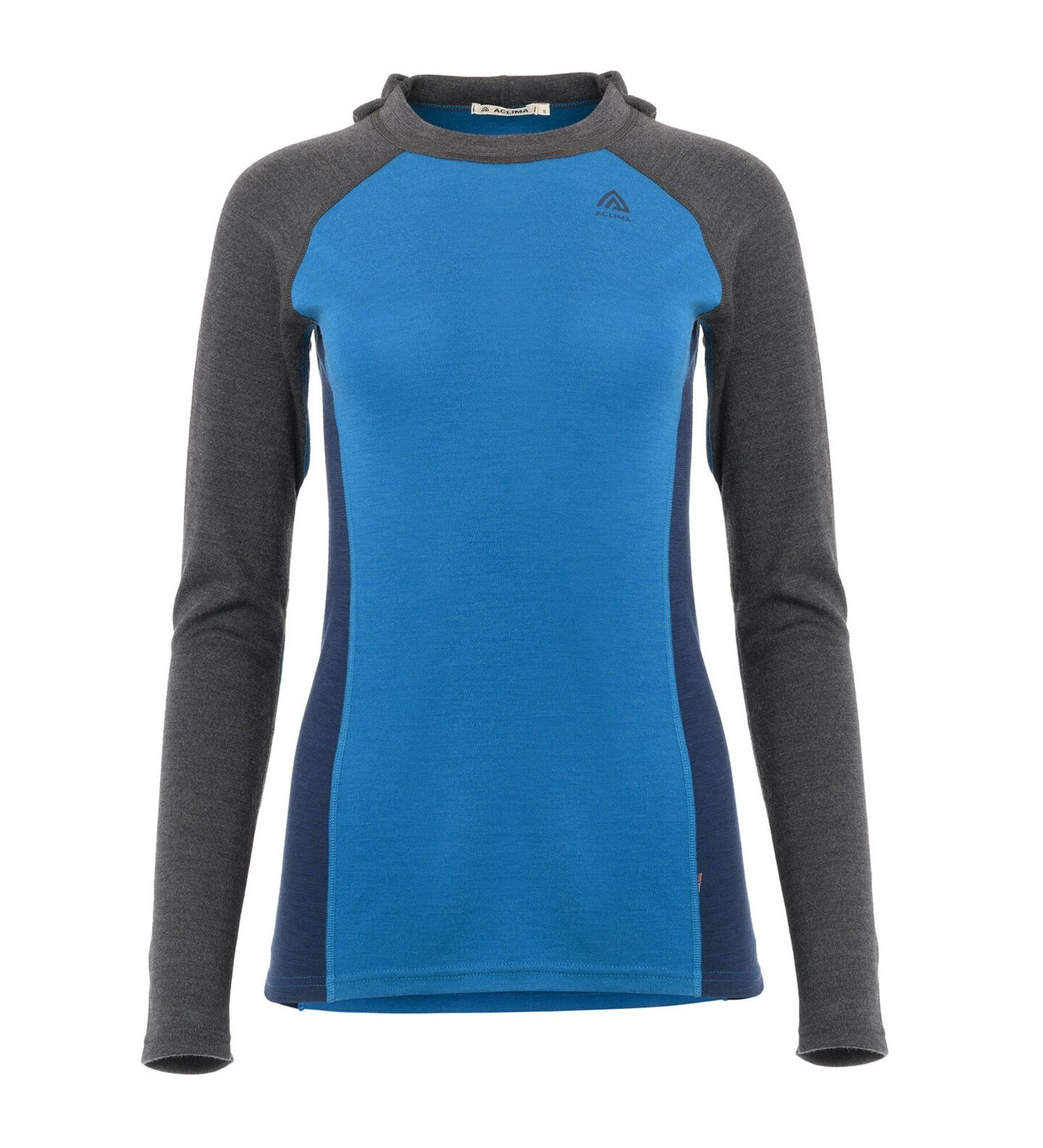 WarmWool hoodsweater V2 W's Marengo / Corsair / Navy Blazer