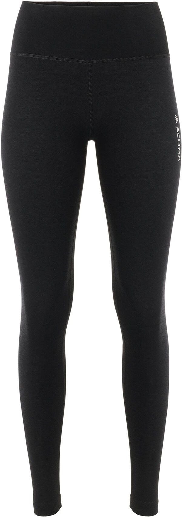 WarmWool Longs High Waist Woman Jet Black