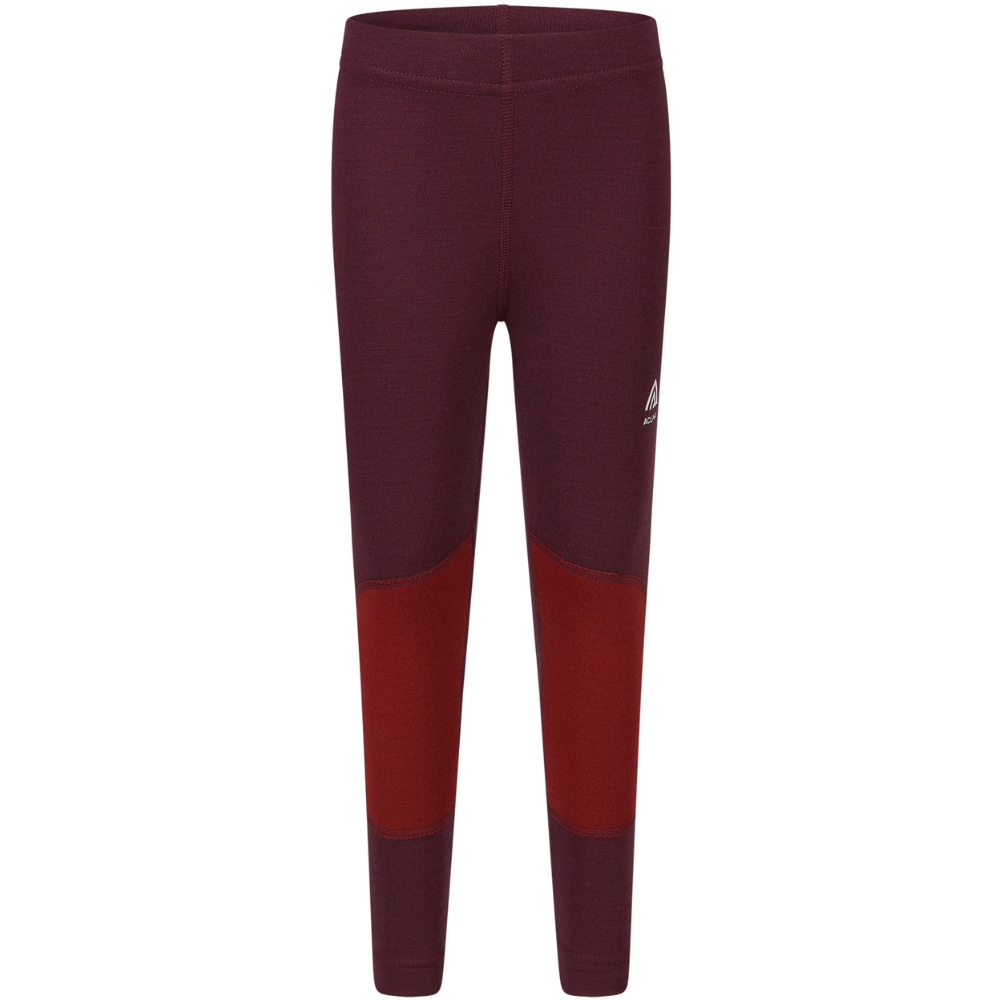 Warmwool Longs Kids Fig/Red Dahlia