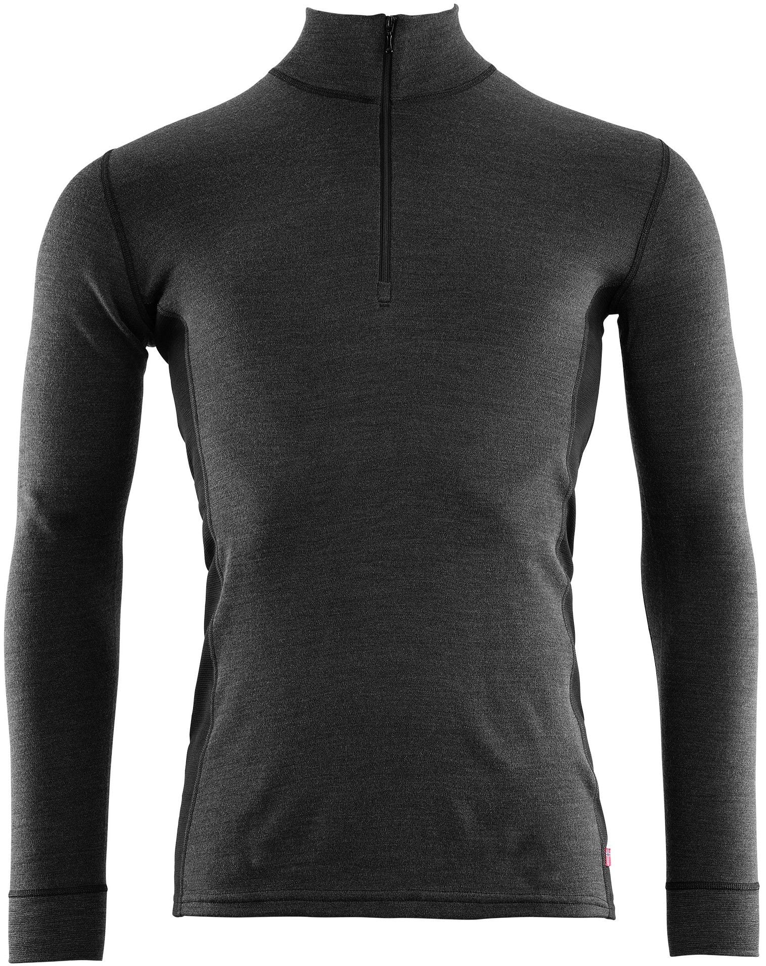 WarmWool Mockneck Man Marengo/Jet Black