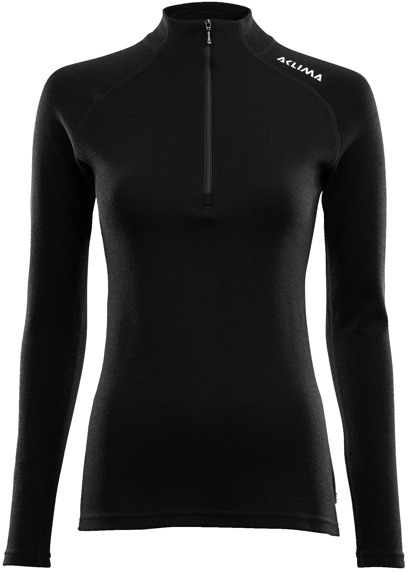 WarmWool Mockneck Woman Jet Black