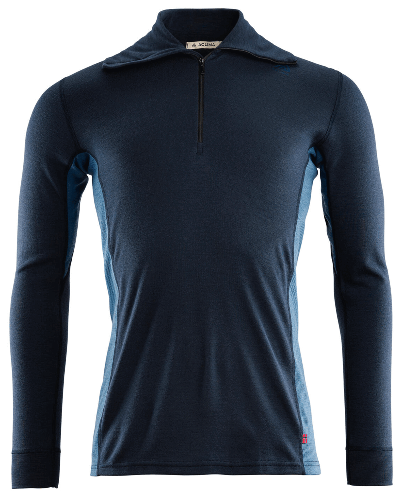 WarmWool polo M's Navy Blazer/Coastal Fjord