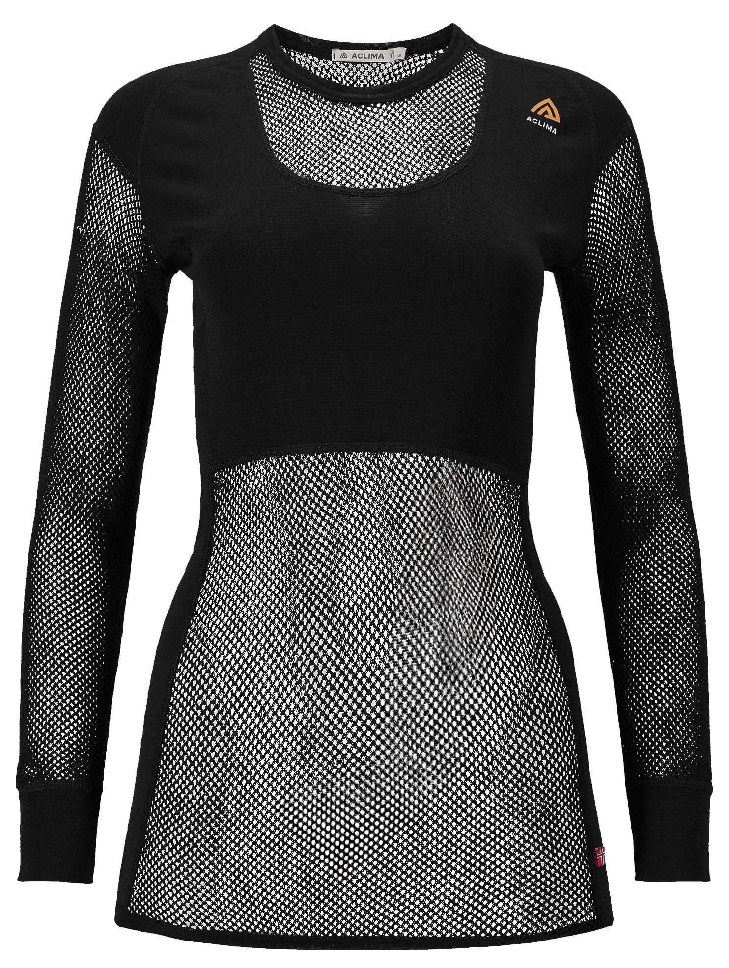 WoolNet Crewneck Shirt Woman Jet Black