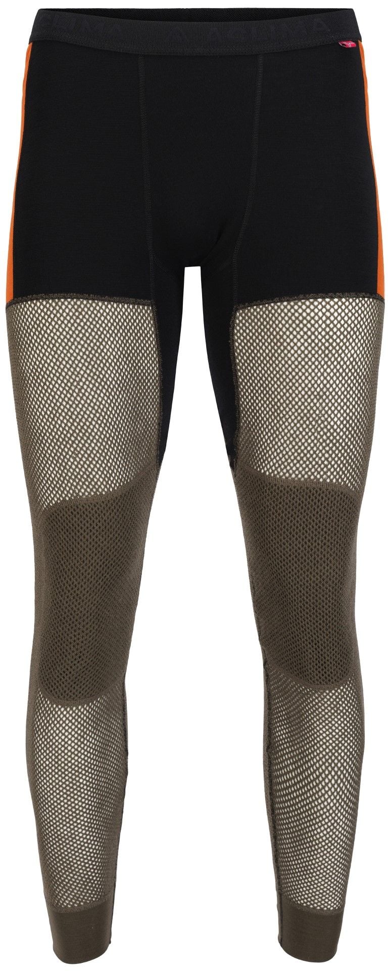 WoolNet Hybrid Longs M's Jet Black/Tarmac/Gold Flame