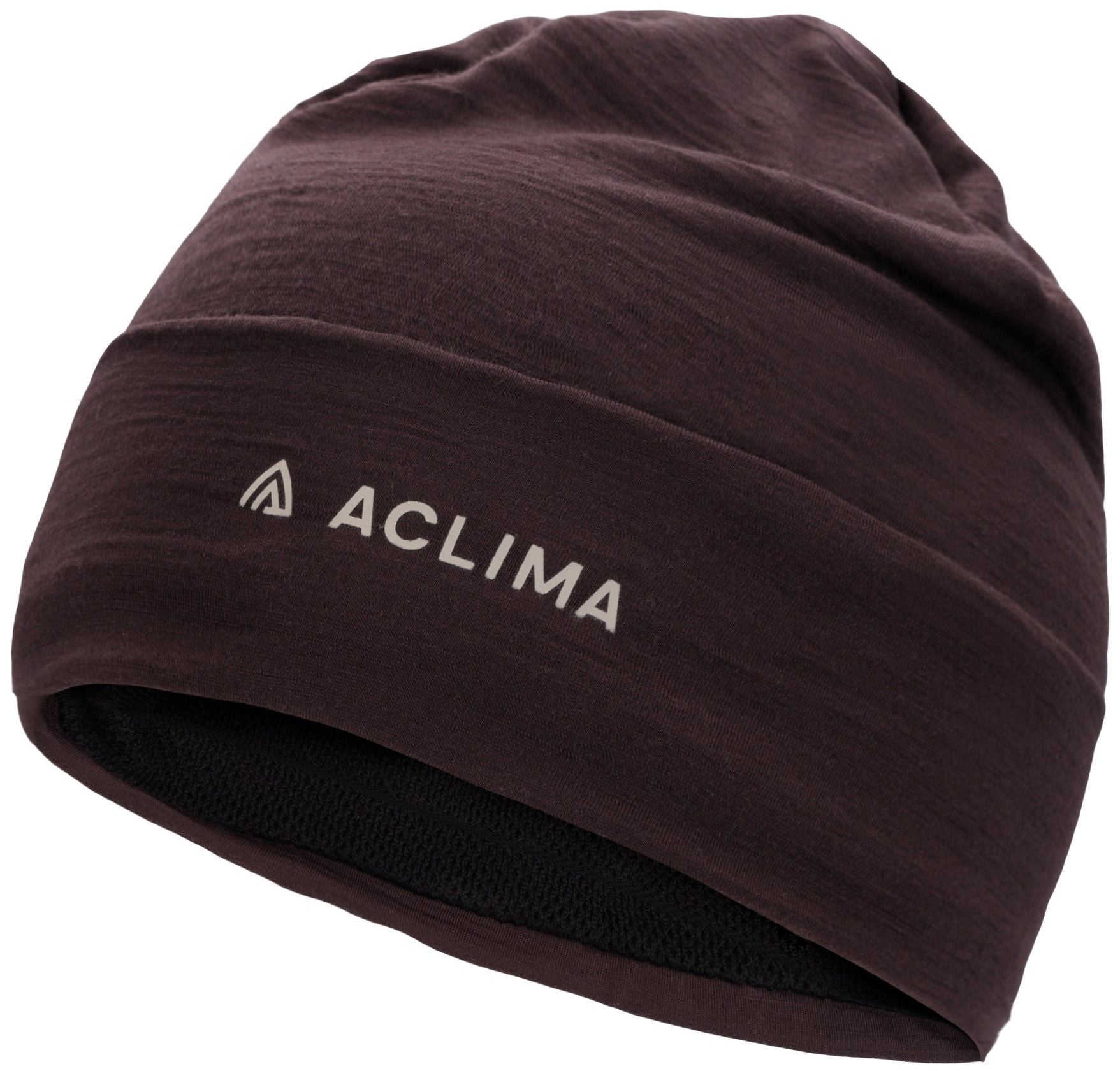 WoolNet Light Beanie Chocolate Plum