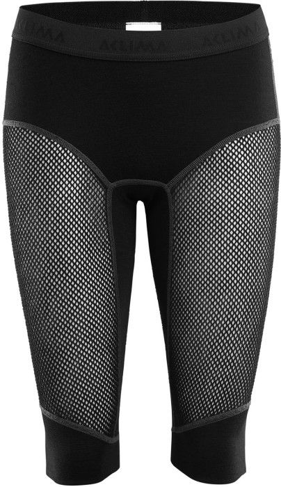 WoolNet Shorts Long Woman Jet Black