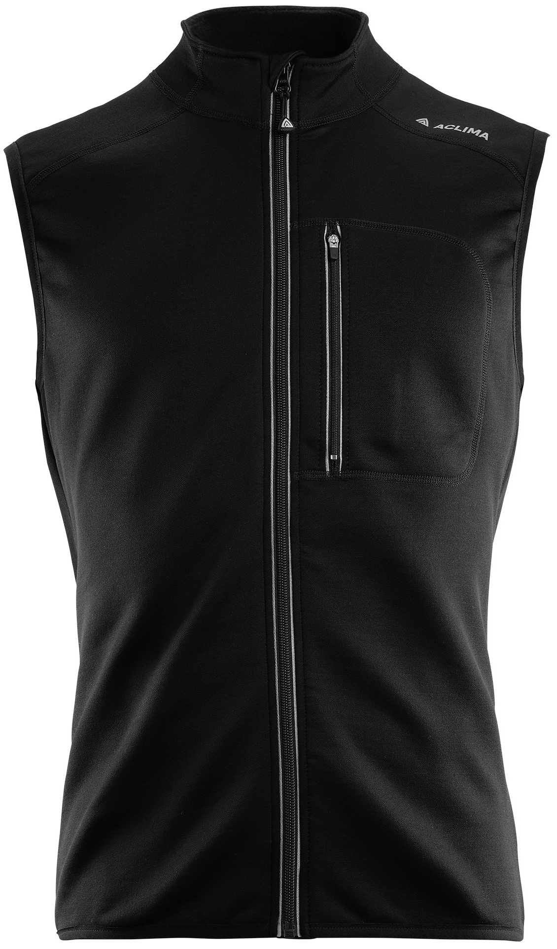 WoolShell Vest Man Jet Black