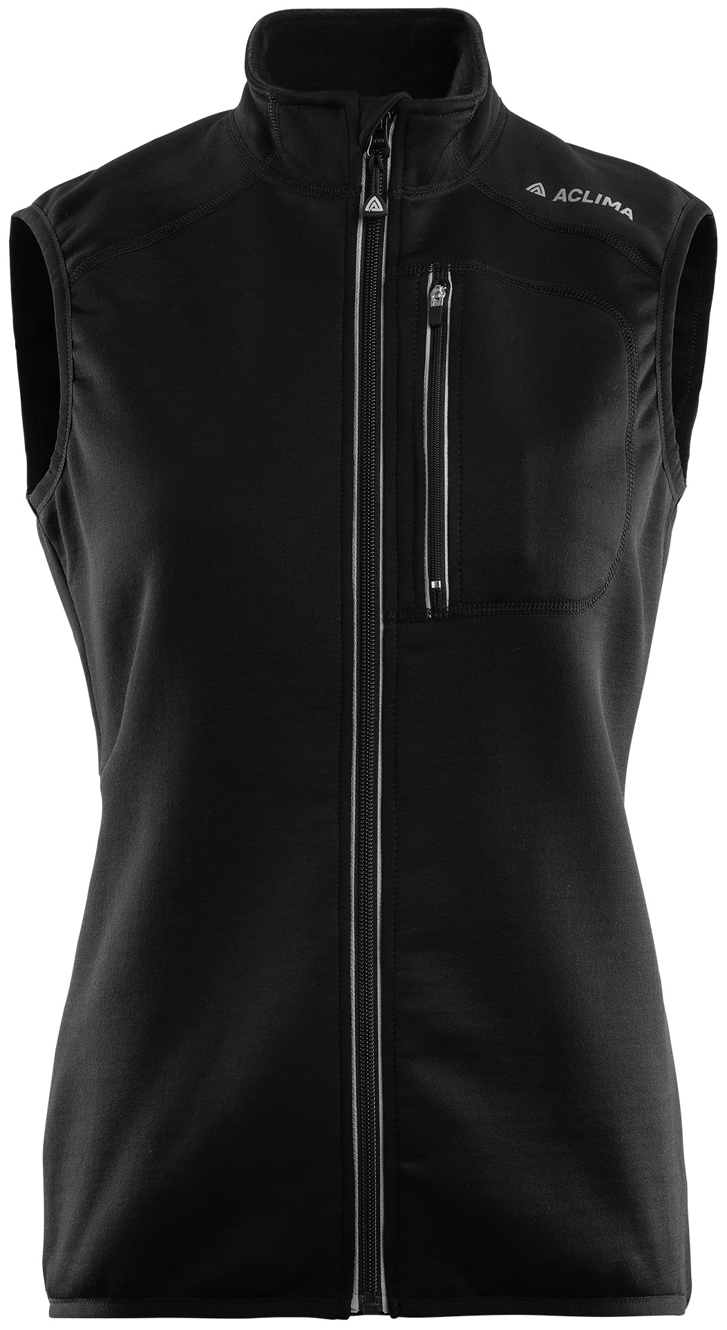WoolShell Vest Woman Jet Black
