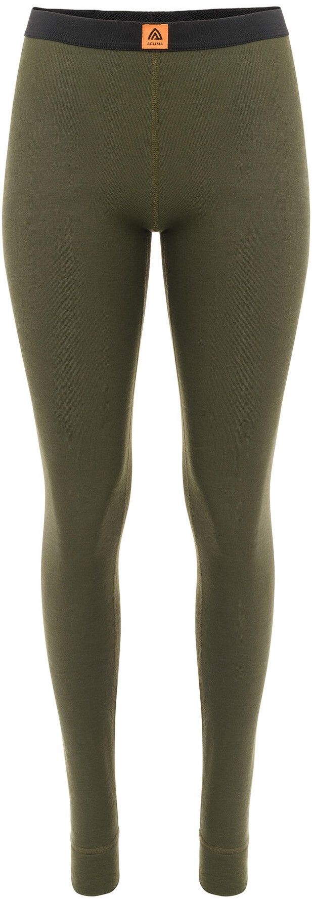 WoolTerry Longs Woman Olive Night