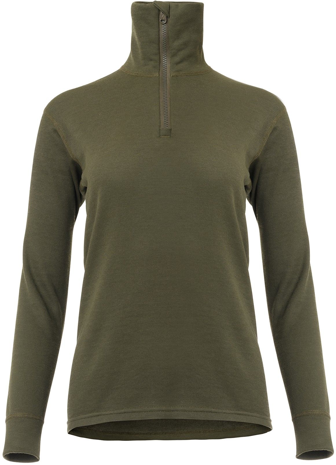 WoolTerry Polo Woman Olive Night