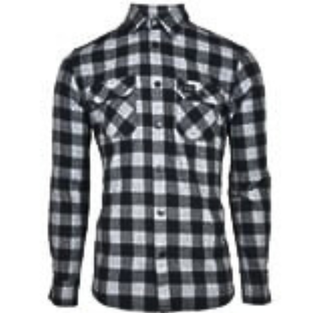 Flanellskjorta Dark Grey/Black