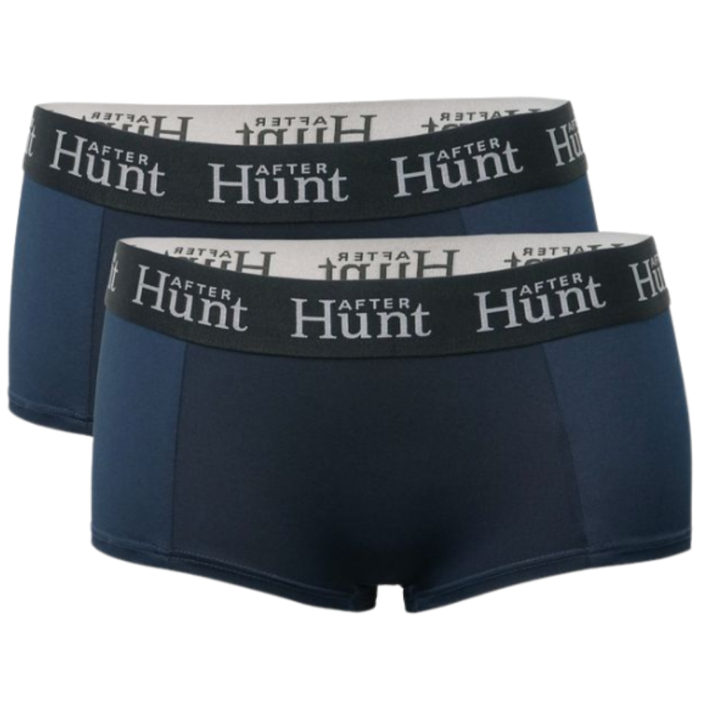 Womens Boxer Underwear Short 2-pack Dark Blue
