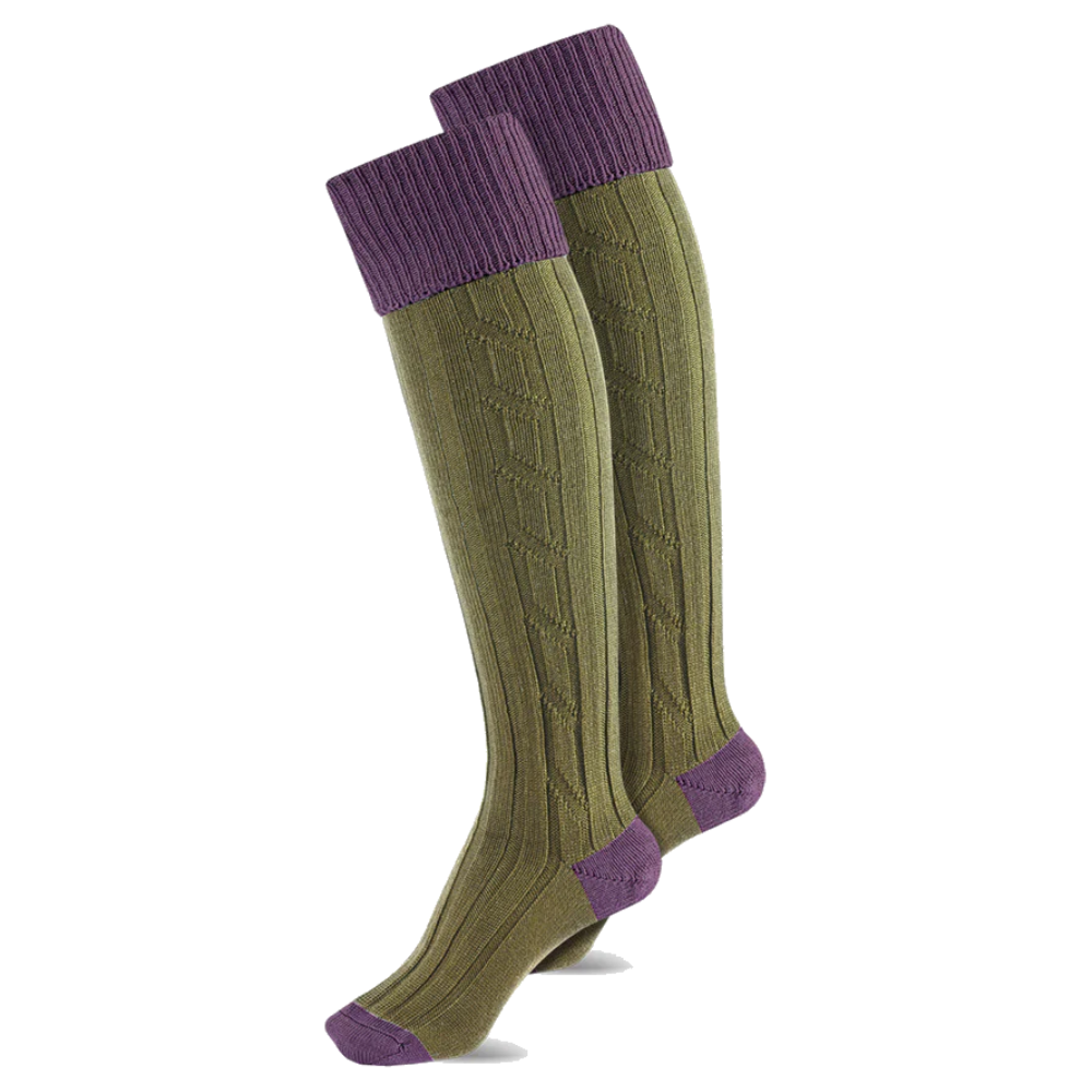 Damesokk Mauve/Meadow